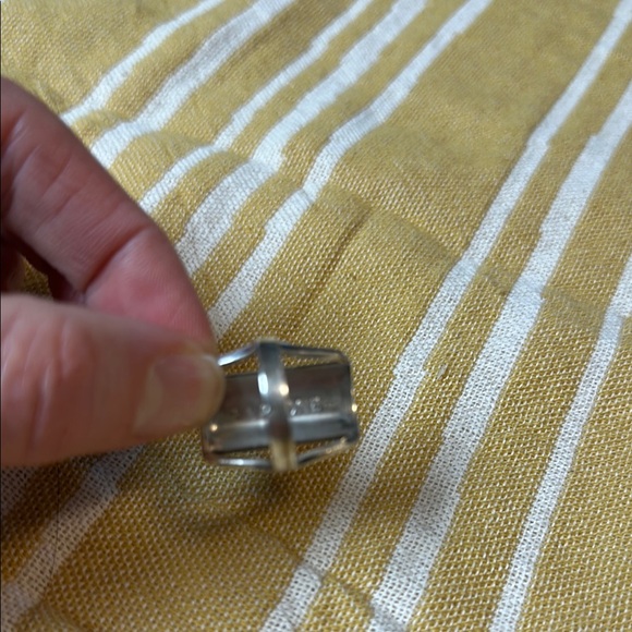 R. Latone Authentic Southwestern Style Zuni Silver Ring - Picture 2 of 3